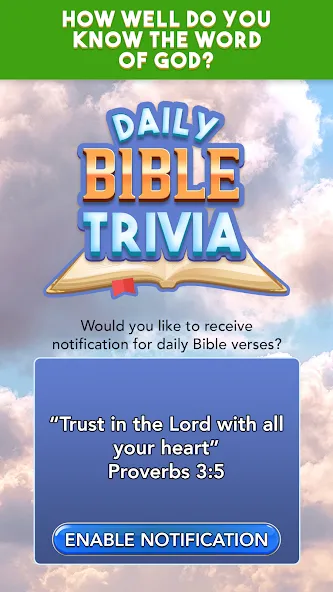 Daily Bible Trivia Bible Games (Ежедневные викторины Библии библейские игры)  [МОД Бесконечные монеты] Screenshot 3