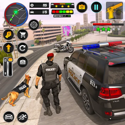 Police Car Chase Car Games  [МОД Unlocked] Screenshot 1