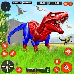 Скачать взлом Real Dino Hunter 3D Gun Games (Уайлд Динозавр Хантер Ган Геймс)  [МОД Бесконечные деньги] - полная версия apk на Андроид