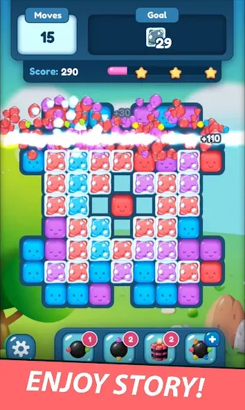 Match Blast Puzzle 3  [МОД Бесконечные монеты] Screenshot 4