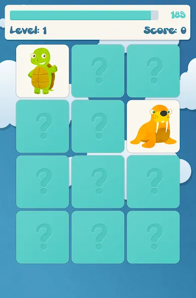 Animals memory game for kids  [МОД Unlocked] Screenshot 5