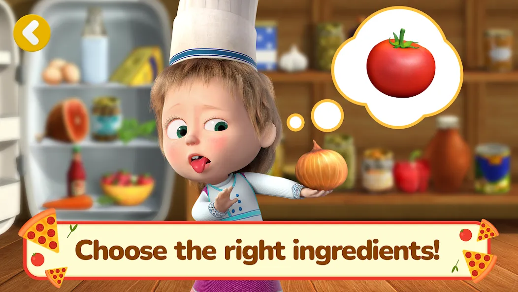 Masha and the Bear Pizza Maker  [МОД Все открыто] Screenshot 2