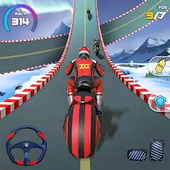 Взлом Bike Race: Racing Game (Байк Гейм 3D)  [МОД Меню] - полная версия apk на Андроид