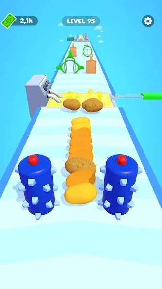 Potato Rush (Потейто Раш)  [МОД Много монет] Screenshot 2