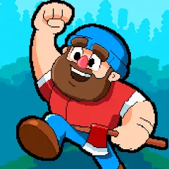 Скачать взломанную Timberman The Big Adventure (Тимбермен Большое Приключение)  [МОД Mega Pack] - последняя версия apk на Андроид