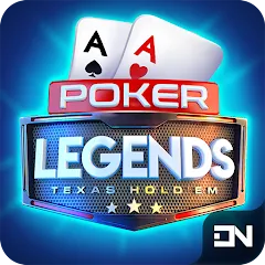 Скачать взлом Poker Legends - Texas Hold'em (Покер Легенды)  [МОД Бесконечные монеты] - полная версия apk на Андроид