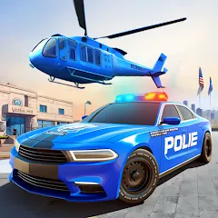 Скачать взлом US Police Car Transporter Game (Полицейский транспорт игры)  [МОД Mega Pack] - стабильная версия apk на Андроид