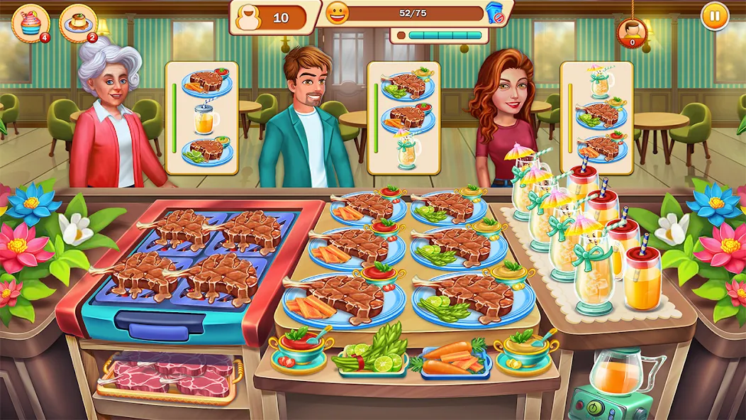 Food Cooking: Chef Restaurant  [МОД Много монет] Screenshot 2