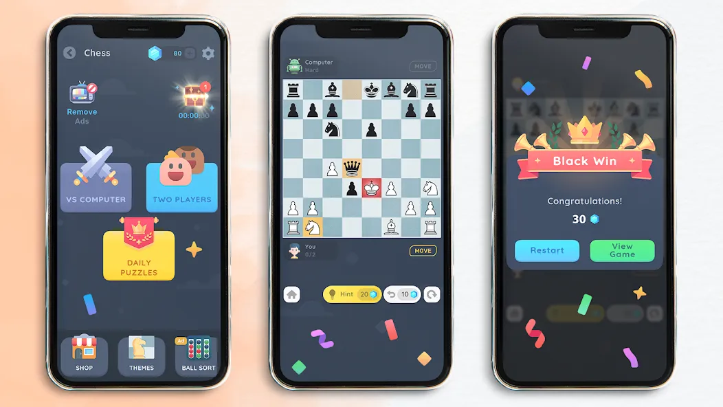 Chess: Classic Board Game  [МОД Mega Pack] Screenshot 1