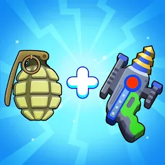 Скачать взломанную Merge Weapons：Air Island TD  [МОД Unlimited Money] - стабильная версия apk на Андроид