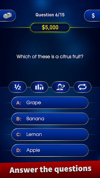 Millionaire 2024 Trivia Quiz  [МОД Menu] Screenshot 1