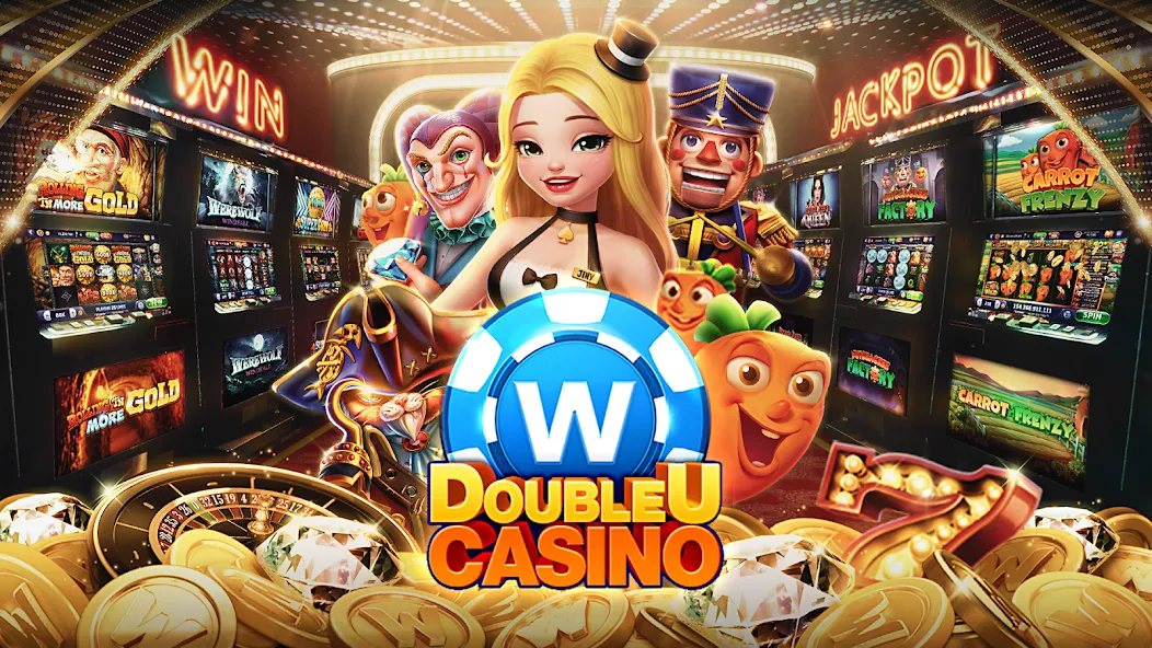 DoubleU Casino™ - Vegas Slots (ДаблЮ Казино)  [МОД Mega Pack] Screenshot 1