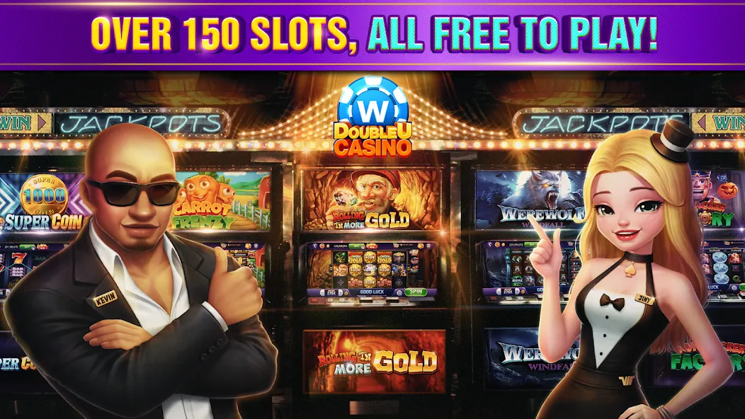 DoubleU Casino™ - Vegas Slots (ДаблЮ Казино)  [МОД Mega Pack] Screenshot 5