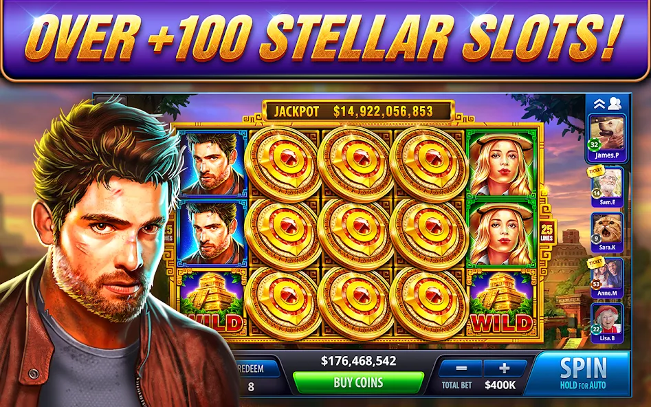 Take 5 Vegas Casino Slot Games (Тейк 5 Вегас Казино Слот игры)  [МОД Mega Pack] Screenshot 1