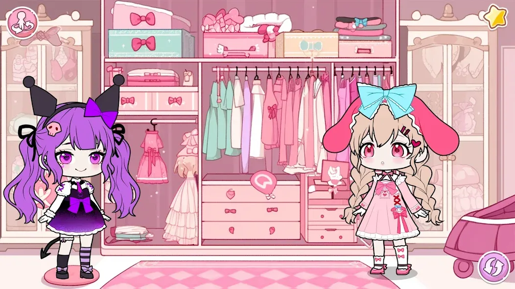 YOYO Doll School life Dress up (ЙОЙО Лайф ворлд)  [МОД Mega Pack] Screenshot 1