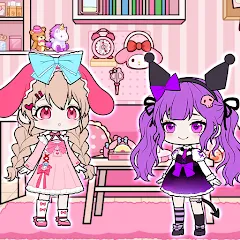 Взлом YOYO Doll School life Dress up (ЙОЙО Лайф ворлд)  [МОД Mega Pack] - стабильная версия apk на Андроид