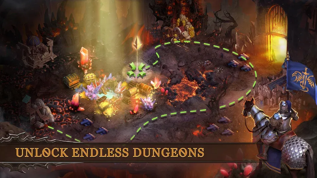 Dungeon & Heroes: 3D RPG  [МОД Бесконечные деньги] Screenshot 4