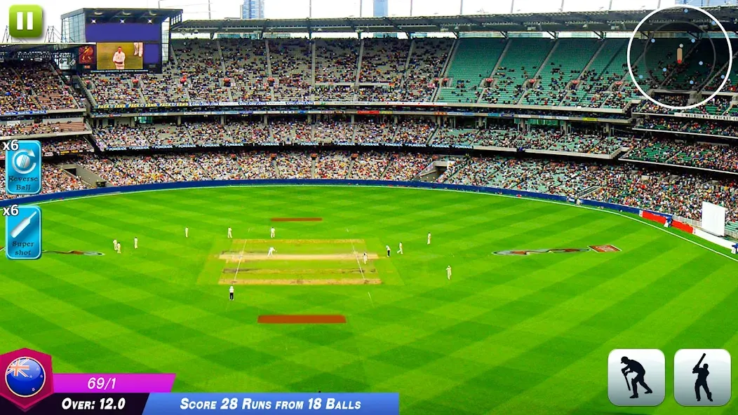 World Cricket Games Offline  [МОД Бесконечные монеты] Screenshot 3
