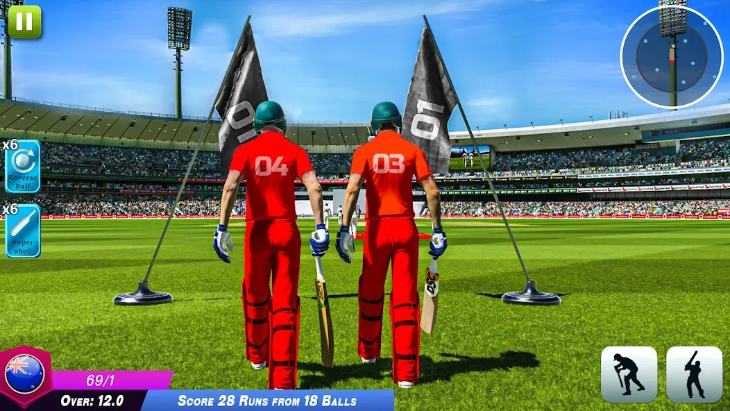 World Cricket Games Offline  [МОД Бесконечные монеты] Screenshot 5