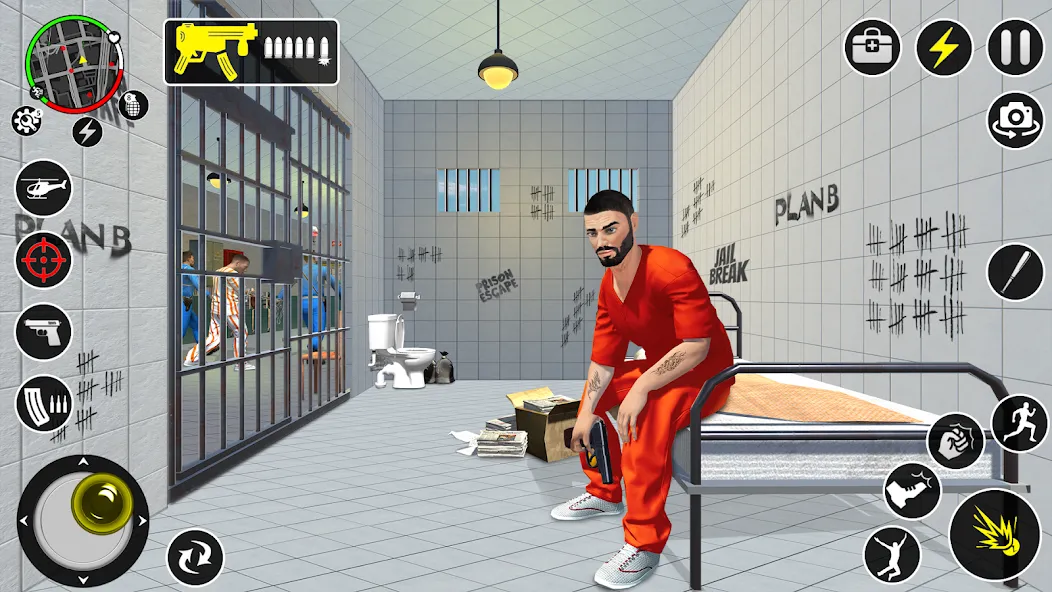 Grand Jailbreak Prison Escape (Гранд Побег из тюрьмы)  [МОД Много монет] Screenshot 3