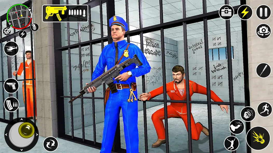 Grand Jailbreak Prison Escape (Гранд Побег из тюрьмы)  [МОД Много монет] Screenshot 5