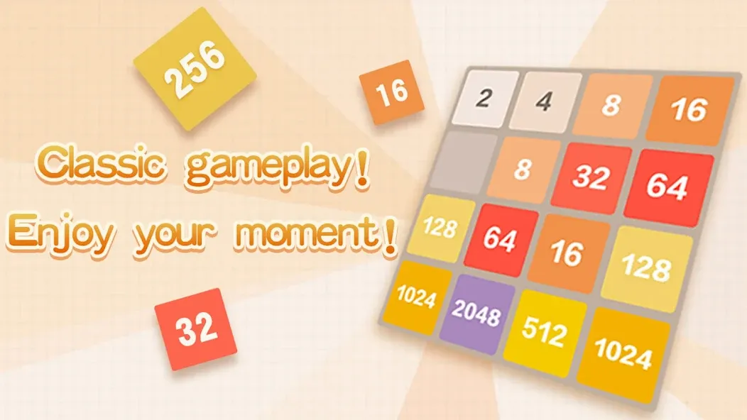 Number Charm: Slide Puzzle (Две тысячи сорок восемь)  [МОД Unlimited Money] Screenshot 1