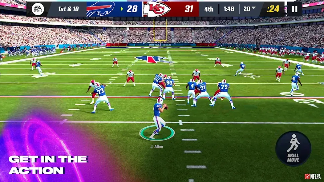 Madden NFL 24 Mobile Football (Мэдден НФЛ 23 Мобильный Футбол)  [МОД Много монет] Screenshot 1