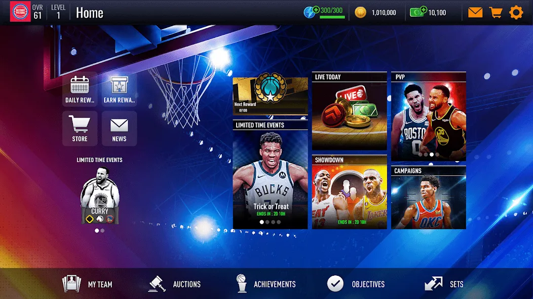 NBA LIVE Mobile Basketball (НБА Лайв Мобайл)  [МОД Бесконечные монеты] Screenshot 3