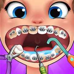 Взломанная Dentist games  [МОД Unlocked] - последняя версия apk на Андроид