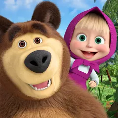 Взломанная Masha and the Bear Educational  [МОД Бесконечные монеты] - полная версия apk на Андроид