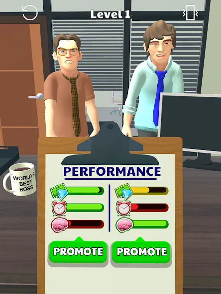 Boss Life 3D: Office Adventure (Босс Лайф 3Д)  [МОД Много денег] Screenshot 5