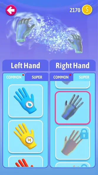 Elemental Gloves - Magic Power (Элементальные перчатки)  [МОД Бесконечные монеты] Screenshot 4