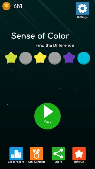 Sense of Color - Find the Diff  [МОД Много денег] Screenshot 1