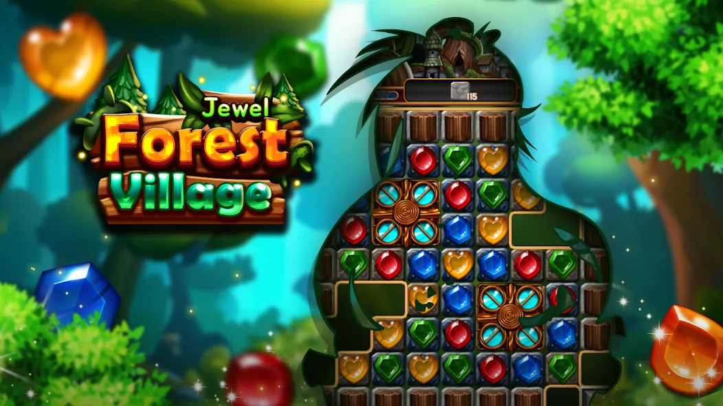 Jewel Forest Village (Джуэл Форест Виллидж)  [МОД Бесконечные деньги] Screenshot 5