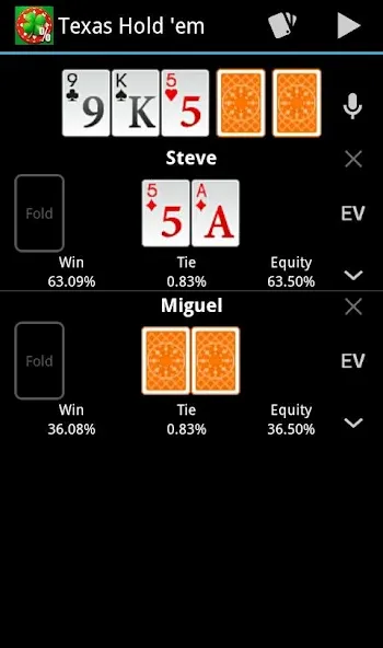 Poker Calculator  [МОД Unlimited Money] Screenshot 1