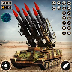 Взломанная Tank Battle Army Games 2023  [МОД Бесконечные деньги] - последняя версия apk на Андроид