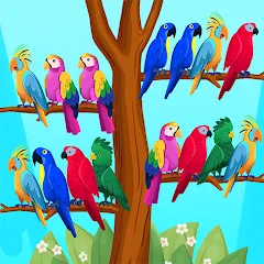 Скачать взлом Bird Puzzle - Color Game  [МОД Unlimited Money] - полная версия apk на Андроид