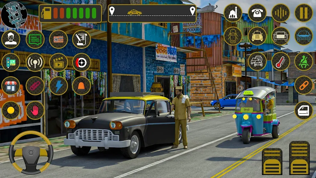 Indian Taxi Simulator car Game (Индийский такси симулятор автомобиля Игра)  [МОД Меню] Screenshot 1