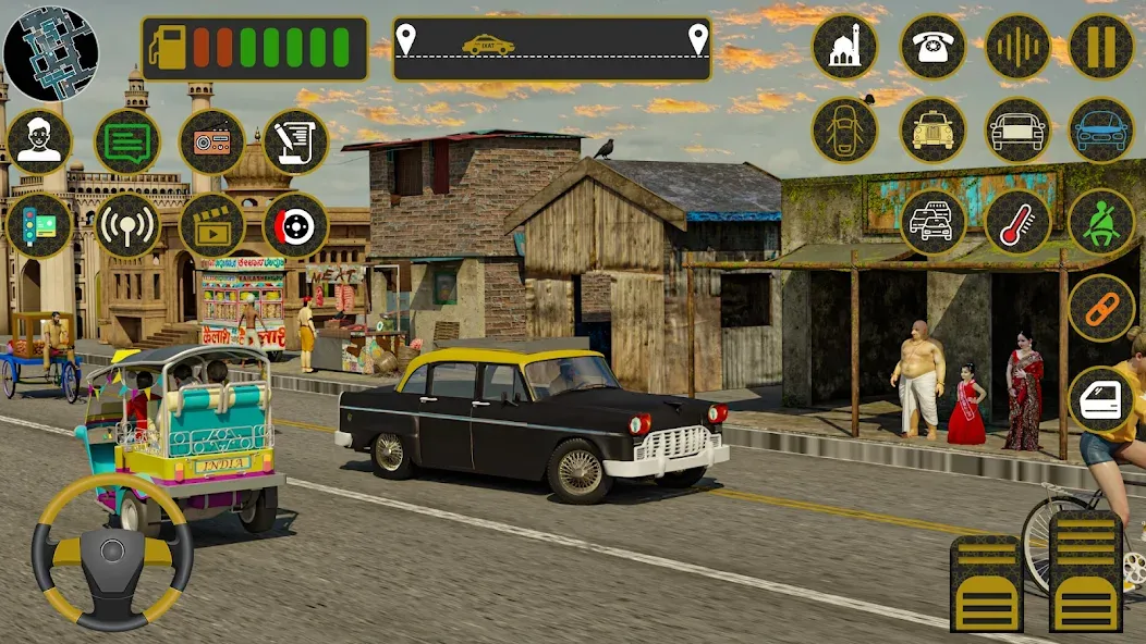 Indian Taxi Simulator car Game (Индийский такси симулятор автомобиля Игра)  [МОД Меню] Screenshot 2