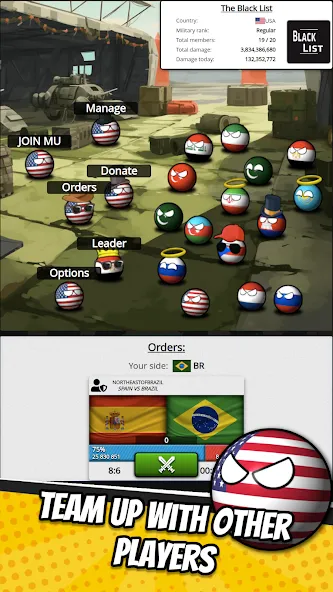 e-Sim Countryball Be President  [МОД Menu] Screenshot 3