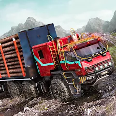 Скачать взломанную Offroad Mud Truck Driving Sim  [МОД Menu] - полная версия apk на Андроид
