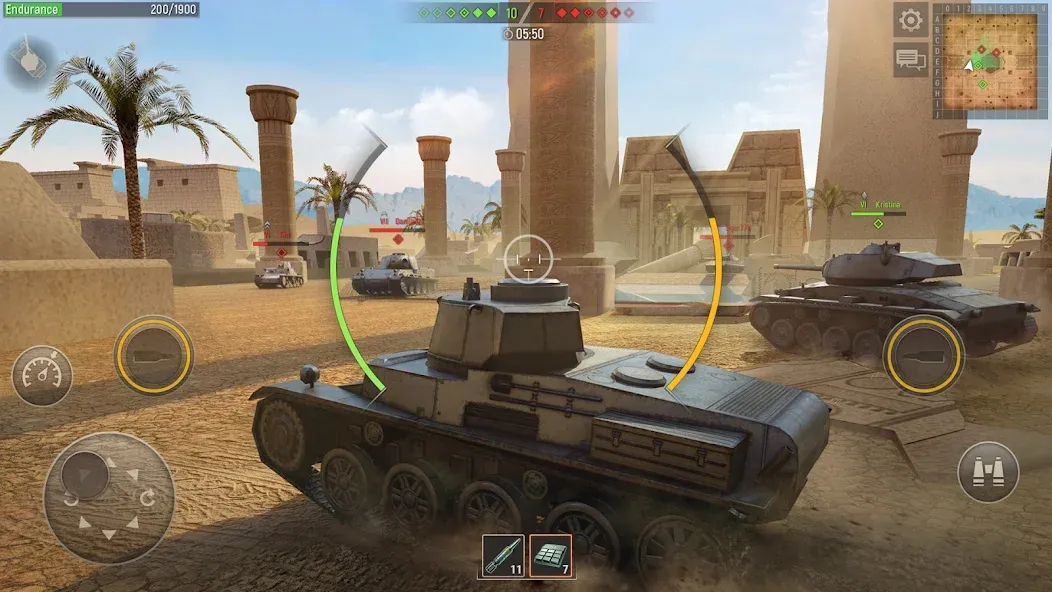 Battle Tanks: Tank Games WW2 (Бэтл Тэнкс)  [МОД Unlimited Money] Screenshot 3