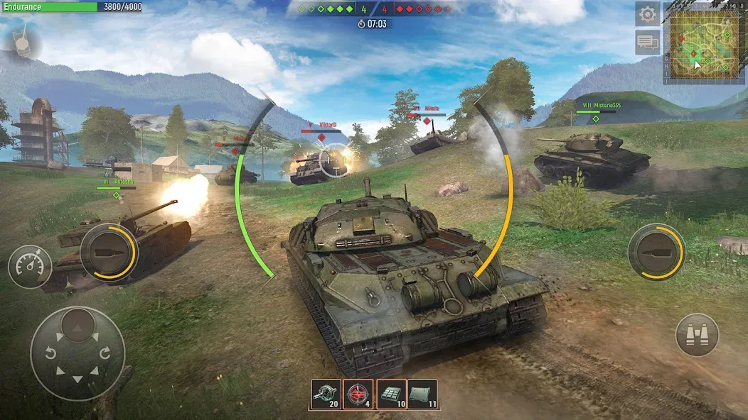 Battle Tanks: Tank Games WW2 (Бэтл Тэнкс)  [МОД Unlimited Money] Screenshot 5