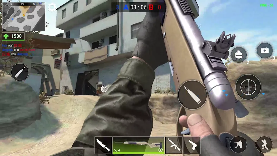 Modern Gun: Shooting War Games (Модерн Ган)  [МОД Все открыто] Screenshot 4