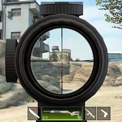 Взломанная Modern Gun: Shooting War Games (Модерн Ган)  [МОД Все открыто] - полная версия apk на Андроид