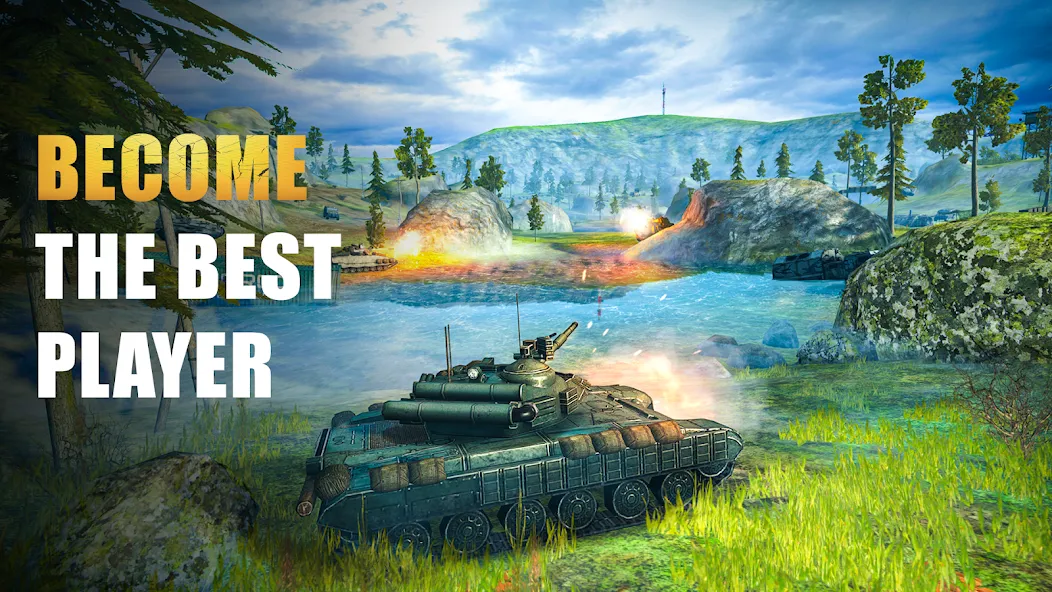 Tank Force: Tank games blitz  [МОД Mega Pack] Screenshot 2