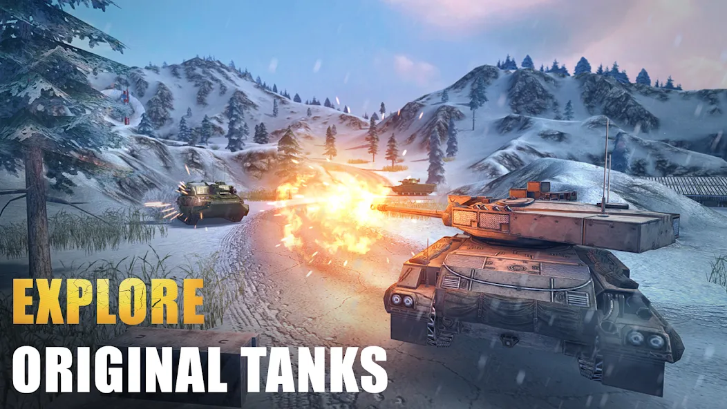 Tank Force: Tank games blitz  [МОД Mega Pack] Screenshot 4