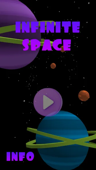 Infinite Space 3D (Инфинити Спейс 3Д)  [МОД Menu] Screenshot 1