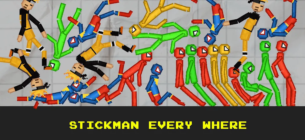 Stickman Playground (тикман Плейграунд)  [МОД Много монет] Screenshot 5