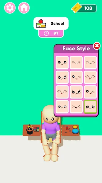 Famous Fashion - Dress Up Game (Фэймос Фэшн)  [МОД Бесконечные деньги] Screenshot 5